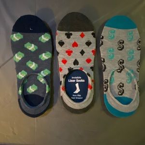 Non show socks - Men’s Footies -Size 8-11